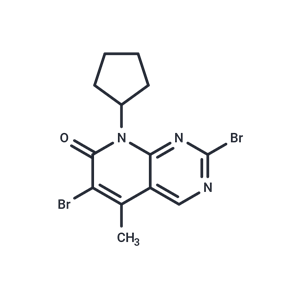 化合物 2,6-Dibromo-8-cyclopentyl-5-methylpyrido[2,3-d]pyrimidin-7(8H)-one|T64430|TargetMol