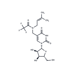 化合物 5-(N-Isopentenyl-N-trifluoroacetyl) aminomethyluridine|TNU0120|TargetMol