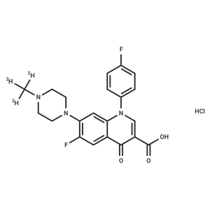 6-氟-1-(4-氟苯基)-7-(4-甲基-d3-哌嗪-1-基)-4-氧代喹啉-3-甲酸 盐酸盐,Difloxacin-d3 hydrochlorid (methyl-d3)