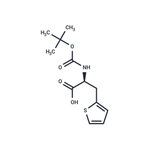 化合物 (S)-2-((tert-Butoxycarbonyl)amino)-3-(thiophen-2-yl)propanoic acid,(S)-2-((tert-Butoxycarbonyl)amino)-3-(thiophen-2-yl)propanoic acid