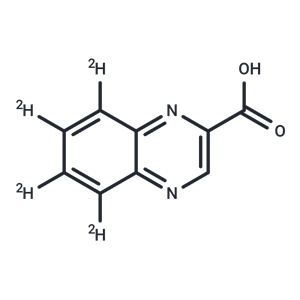 化合物 2-Quinoxalinecarboxylic acid-d4|TMID-0054|TargetMol