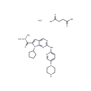 化合物 Ribociclib succinate hydrate|T15731|TargetMol