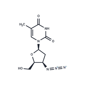 化合物 1-(3-beta-Azido-2,3-dideoxy-beta-D-threopenta-furanosyl)thymine,3-epi-Azido-3-deoxythymidine