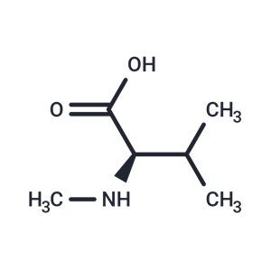 化合物 (R)-3-Methyl-2-(methylamino)butanoic acid,(R)-3-Methyl-2-(methylamino)butanoic acid