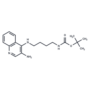 化合物 N4-(4-Boc-aminobutyl)quinoline-3,4-diamine,N4-(4-Boc-aminobutyl)quinoline-3,4-diamine