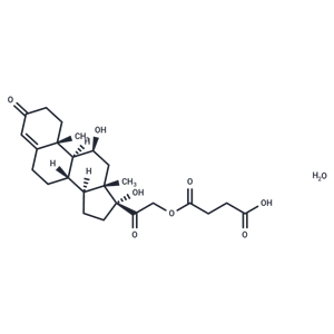 化合物 Hydrocortisone hemisuccinate hydrate|T88337|TargetMol