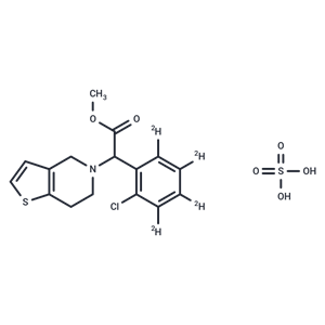 外消旋-氯吡格雷-d4硫酸氢盐,rac-Clopidogrel-d4 Hydrogen Sulfate