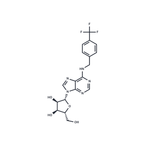 化合物 N6-(4-Trifluoromethylbenzyl)adenosine|TNU0456|TargetMol
