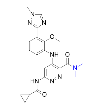 氘可来昔替尼杂质32,6-(cyclopropanecarboxamido)-4-((2-methoxy-3-(1-methyl-1H-1,2,4- triazol-3-yl)phenyl)amino)-N,N-dimethylpyridazine-3-carboxamide