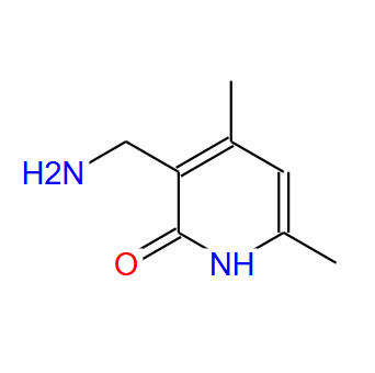 3-(氨基甲基)-4,6-二甲基-1,2-二氢吡啶-2-酮,2(1H)-Pyridinone, 3-(aminomethyl)-4,6-dimethyl- (9CI)