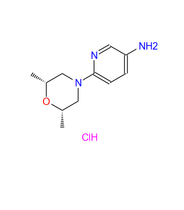 6-((2R,6S)-2,6-二甲基吗啉代)吡啶-3-胺盐酸盐,6-((2R,6S)-2,6-dimethylmorpholino)pyridin-3-amine hydrochloride