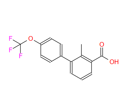 2-甲基-3-(4-三氟甲氧基苯基)苯甲酸,2-Methyl-3-(4-trifluoromethoxyphenyl)benzoic acid
