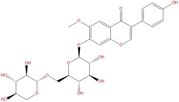 6”-O-木糖黄豆黄苷,6”-O-xylosyl-glycitin