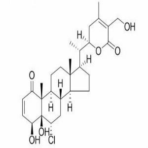 6α-氯-5β-羟基醉茄内酯A,6α-chloro-5β-hydroxywithaferin A
