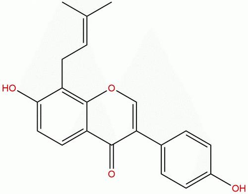 8-异戊烯基大豆苷元,8-Prenyldaidzein