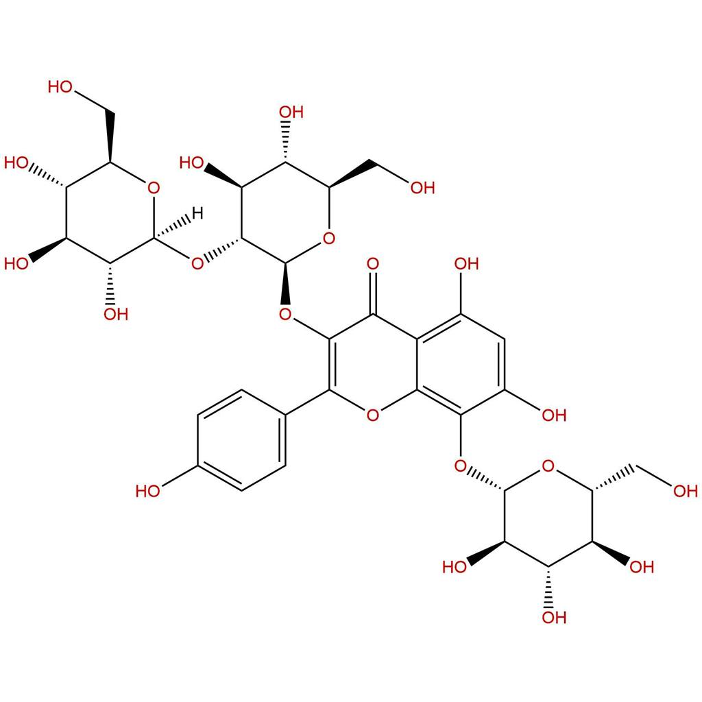 草质素-3-槐二糖-8-葡萄糖苷,Herbacetin 3-sophoroside-8-glucoside