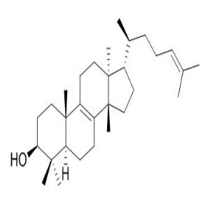 表大戟二烯醇,(13alpha,14beta,17alpha,20S)-5alpha-Lanosta-8,24-Dien-3beta-Ol