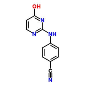 4-[(4-羟基-2-嘧啶基)氨基]苯腈,4-[(4-Hydroxypyrimidin-2-yl)amino]benzonitrile