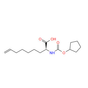 (2S)-2-[[(环戊氧基)羰基]氨基]-8-壬烯酸,(S)-2-(cyclopentyloxycarbonylaMino)non-8-enoic acid
