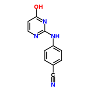 4-[(4-羟基-2-嘧啶基)氨基]苯腈,4-[(4-Hydroxypyrimidin-2-yl)amino]benzonitrile