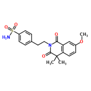 4-[2-(3,4-二氢-7-甲氧基-4,4-二甲基-1,3-二氧代-2(1H)-异喹啉基)乙基]苯磺酰胺