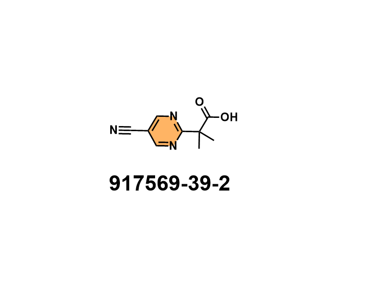 2-(5-cyanopyrimidin-2-yl)-2-methylpropanoic acid