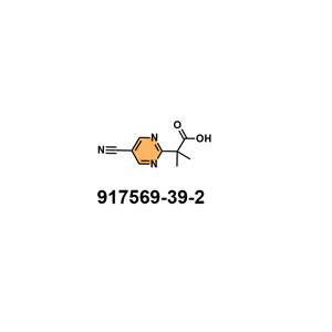 2-(5-cyanopyrimidin-2-yl)-2-methylpropanoic acid