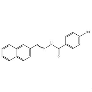 4-羟基-N'-(萘-2-基亚甲基)苯甲酰肼