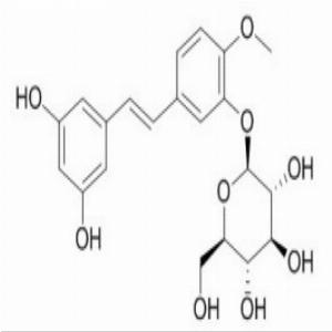 丹叶大黄素-3'-O-葡萄糖苷,Rhapontigenin 3'-O-glucoside