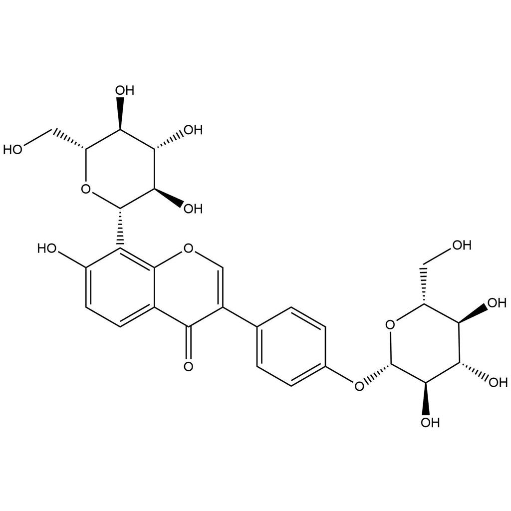 葛根素-4'-β-D-葡萄糖苷,Puerarin-4'-O-β-D-glucopyranoside