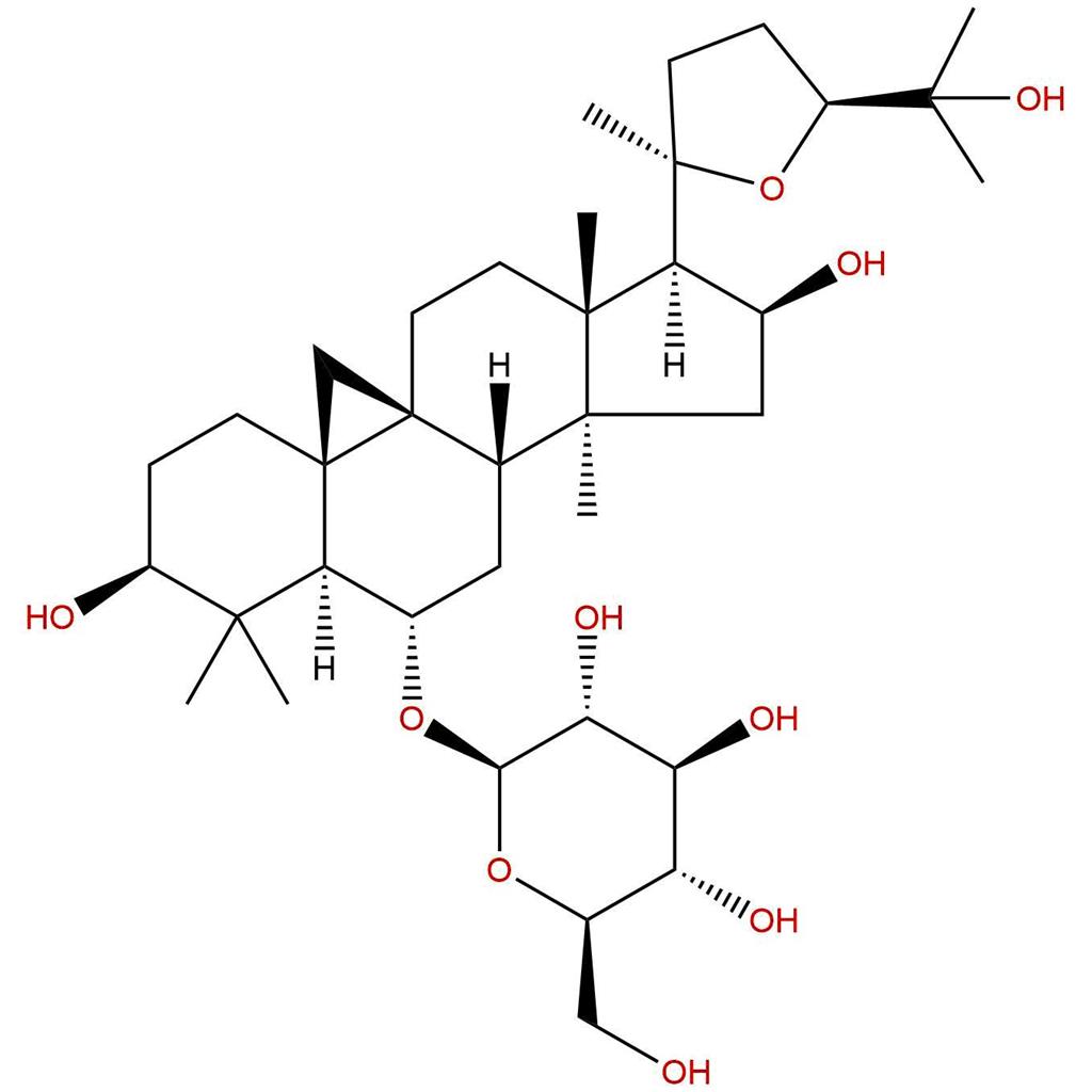 环黄芪醇葡萄糖苷,Cycloastragenol-6-O-β-D-glucoside