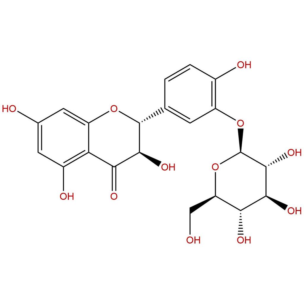 花旗松素-3'-O-葡萄糖苷,Taxifolin 3'-O-glucoside