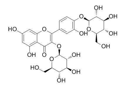 槲皮素 3,4'-二葡糖苷,Quercetin 3,4'-diglucoside
