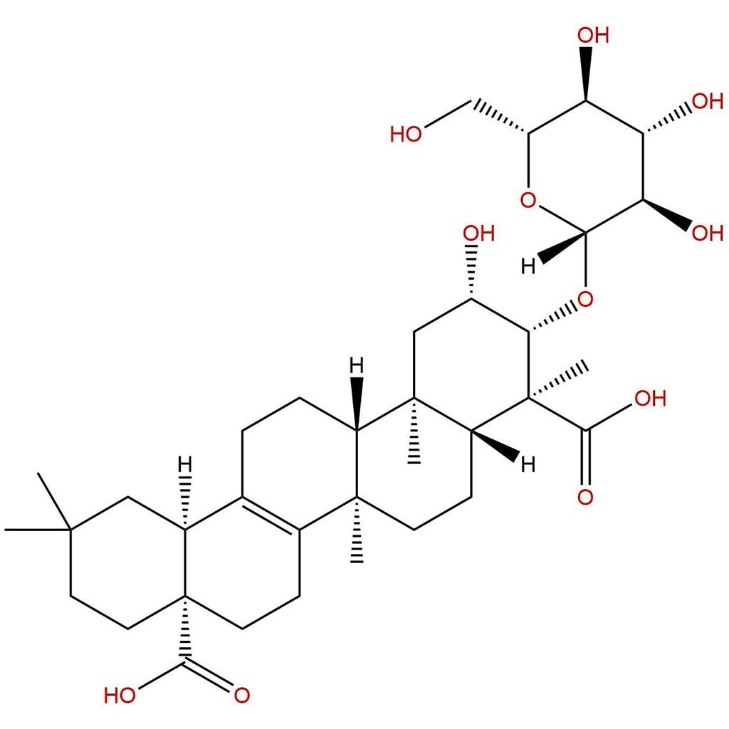 黄花倒水莲皂苷A,Fallaxsaponin A