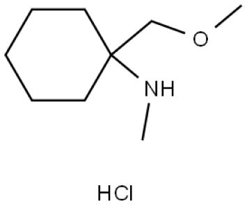 1-(甲氧基甲基)-N-甲基环己胺盐酸盐,1-(methoxymethyl)-N-methyl-cyclohexanamine hydrochloride