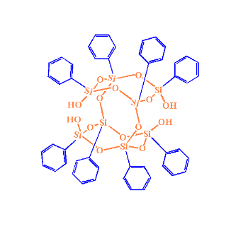 八苯基四硅醇双夹板型聚倍半硅氧烷
