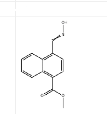 4-[(羟基亚氨基)甲基]-1-萘甲酸甲酯,methyl 4-[(hydroxyimino)methyl]-1-naphthalenecarboxylate