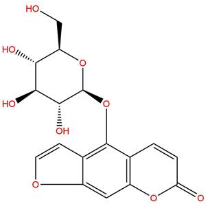 佛手酚葡萄糖苷，Bergaptol O-β-D-glucopyranoside，131623-13-7