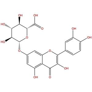 槲皮素-7-O-葡萄糖醛酸苷，Quercetin 7-O-glucuronide，38934-20-2