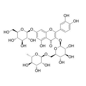 槲皮素-3-O-芸香糖-7-O-葡萄糖苷，Quercetin 3-rutinoside 7-glucoside，30311-61-6