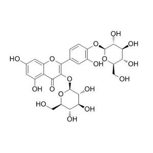 槲皮素 3,4'-二葡糖苷，Quercetin 3,4'-diglucoside，29125-80-2