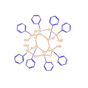 八苯基四硅醇双夹板型聚倍半硅氧烷