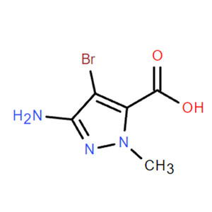 3-氨基-4-溴-1-甲基-1H-吡唑-5-羧酸