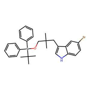 5-溴-3-(3-叔丁基二苯基硅氧基)-2,2-二甲基丙基)-1H-吲哚