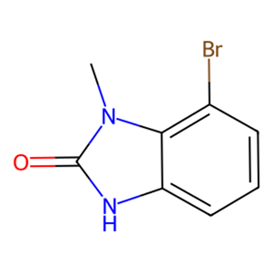 7-溴-1-甲基-2,3-二氢-1H-1,3-苯并二唑-2-酮,7-bromo-1-methyl-1,3-dihydro-2H-benzo[d]imidazol-2-one