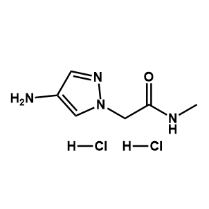 2-(4-氨基-1H-吡唑-1-基)-N-甲基乙酰胺二盐酸盐,2-(4-Amino-1H-pyrazol-1-yl)-N-methylacetamide dihydrochloride