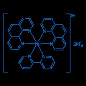 (2,2'-联吡啶)双(1,10-菲咯啉)钌(2+) 双(六氟磷酸盐),(2,2'-Bipyridine)bis(1,10-phenanthroline)ruthenium(2+) bis(hexafluorophosphate)