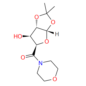 ((3AS,5R,6S,6AS)-6-羟基-2,2-二甲基四氢呋喃并[2,3-D] [1,3]二氧杂环戊烯-5-基)(吗啉代)甲酮,((3AS,5R,6S,6aS)-6-hydroxy-2,2-dimethyltetrahydrofuro[2,3-d][1,3]dioxol-5-yl)(morpholino)methanone