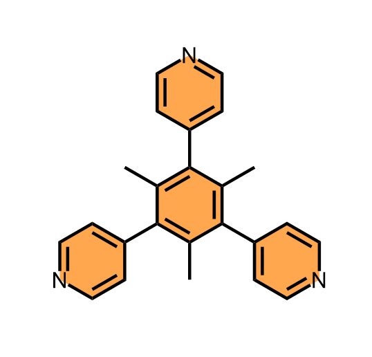 1,3,5-三甲基-2,4,6-三 (4-吡啶基)苯,1,3,5-Trimethyl-2,4,6-Tris(4-pyridyl)benzene