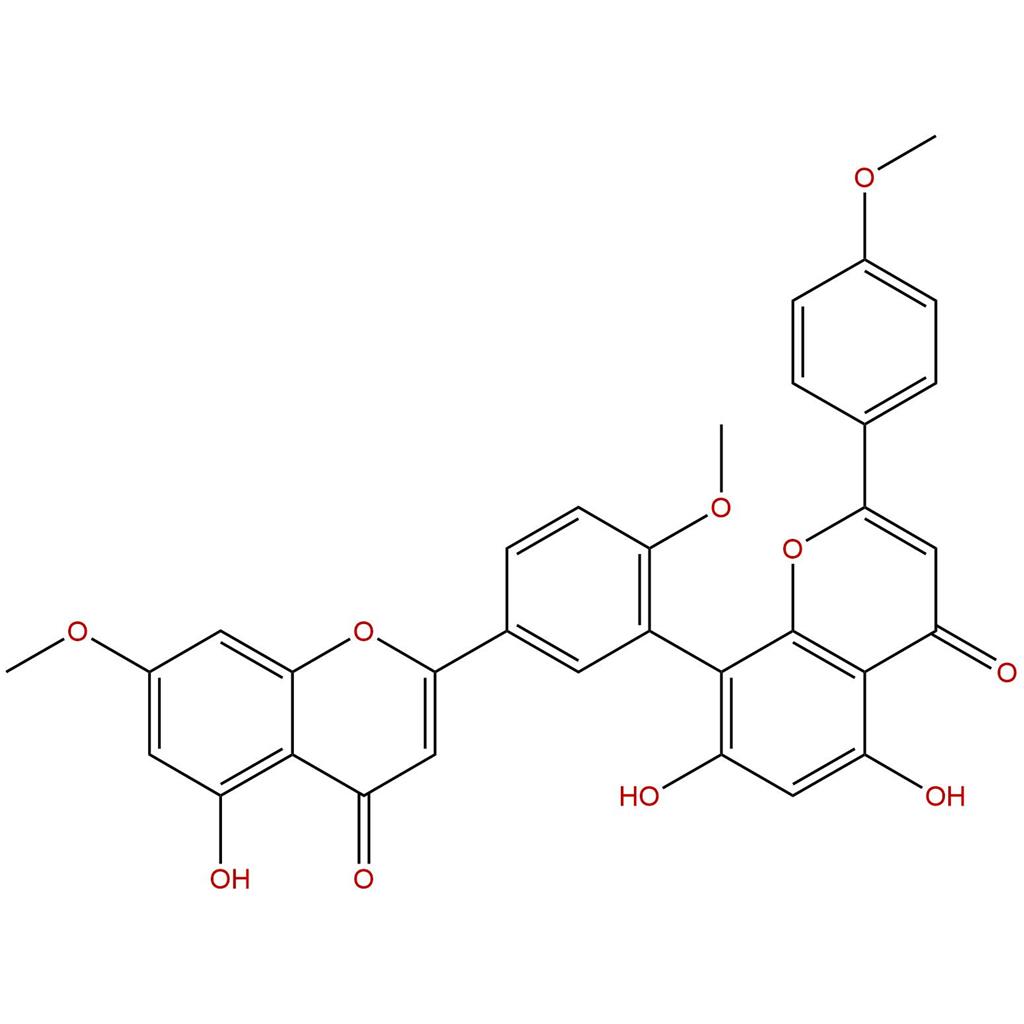 金松双黄酮,Sciadopitysin